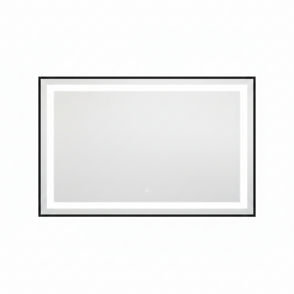 60X30 LED Bathroom Mirror, with Backlit & Front Lit, Anti-Fog Lighted Mirror for Bathroom Wall, Dimmable LED Lighted Vanity Mirror with 3 Colors, Memory, Shatter-Proof, Tempered Glass