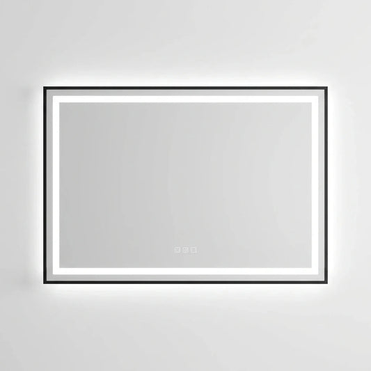 LED Bathroom Mirror Designed for Modern Homes, 60x36 Dimmable, Anti-Fog Function, Memory Settings