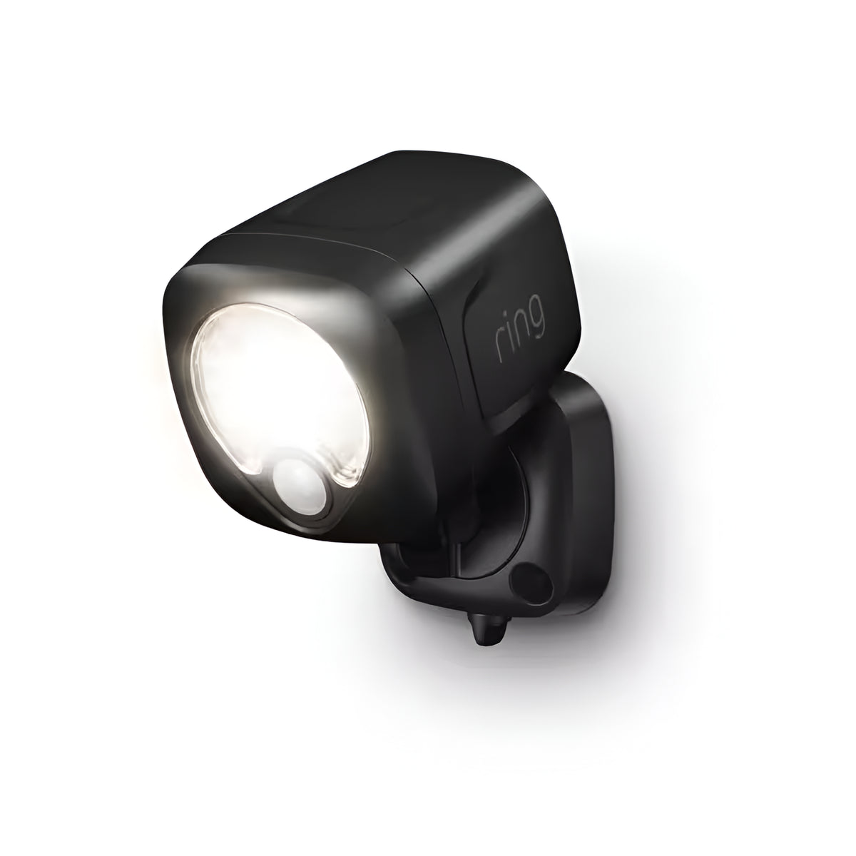 Smart Lighting Black Motion Activated Outdoor Integrated LED Spotlight Battery — product view 7