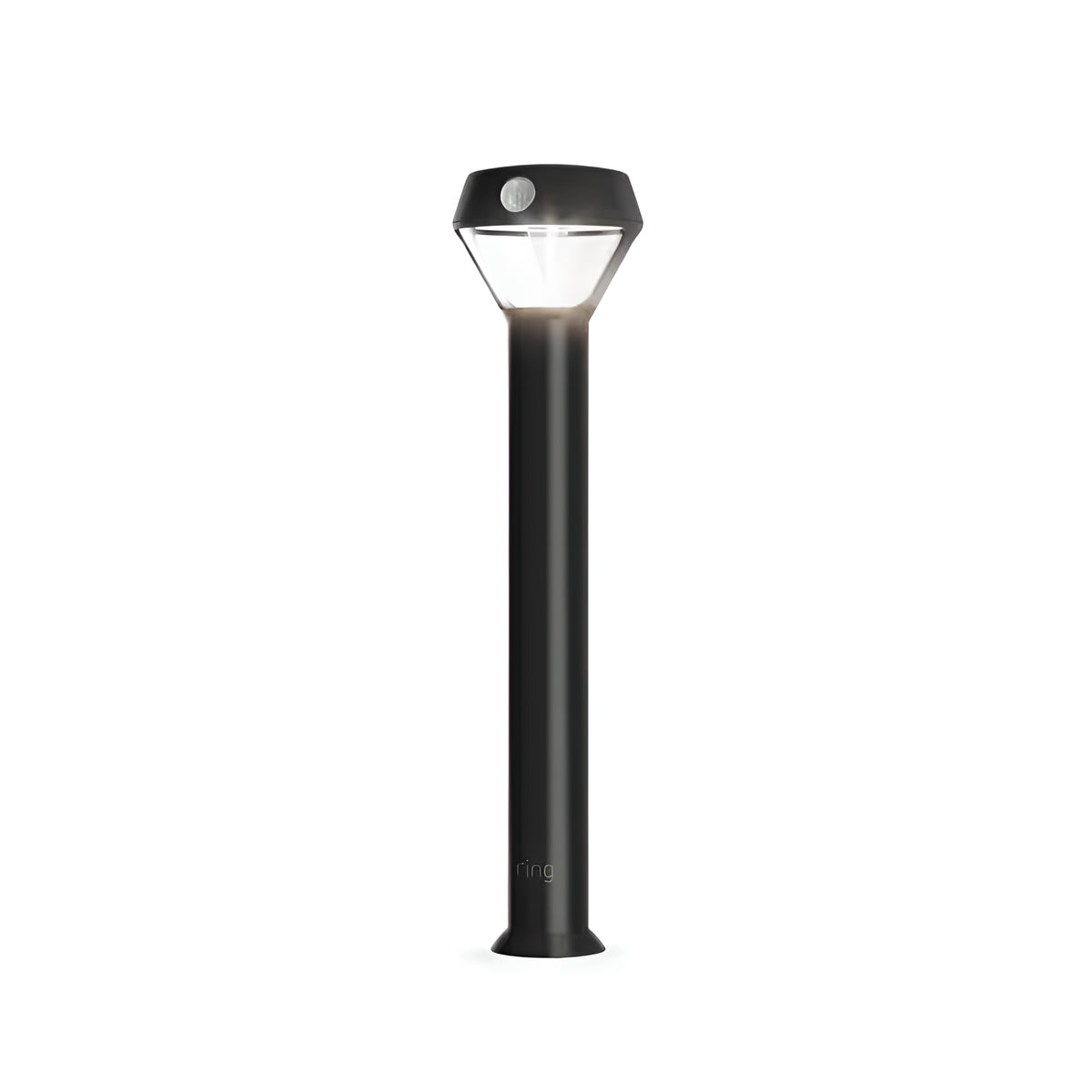 Smart Lighting, Solar Black Motion Activated Outdoor Integrated LED Pathlight