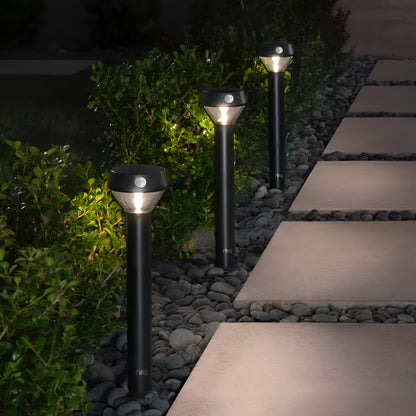 Smart Lighting, Solar Black Motion Activated Outdoor Integrated LED Pathlight — product view 6