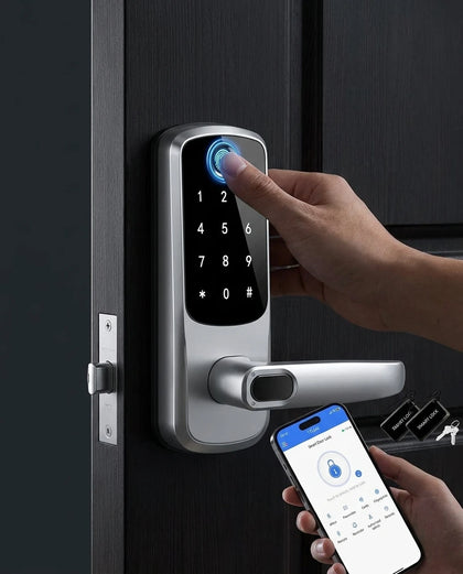 Lifestyle photo for the Smart Locks collection