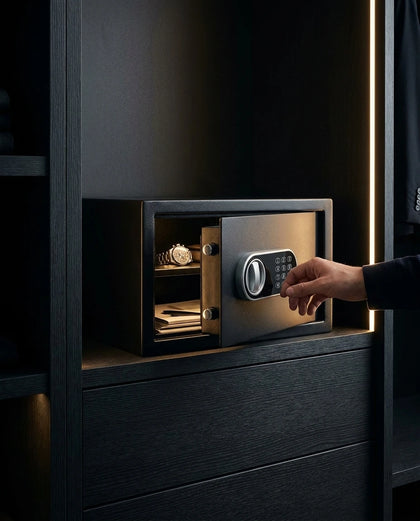 Lifestyle photo for the Smart Safes collection